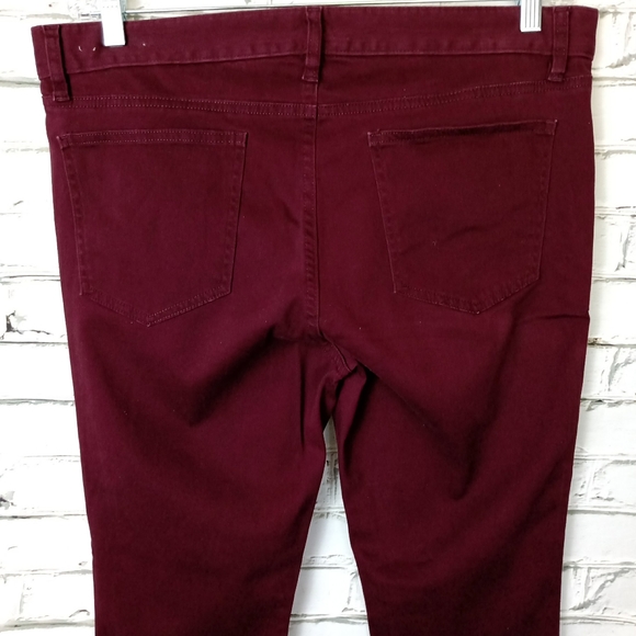 TORRID Womens Wine Burgundy Jeans Size 14 - Picture 6 of 8